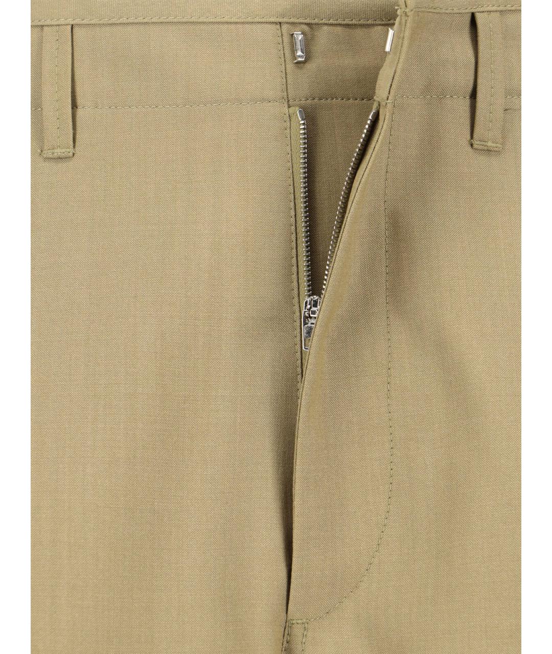 LEMAIRE Зеленые повседневные брюки, фото 4