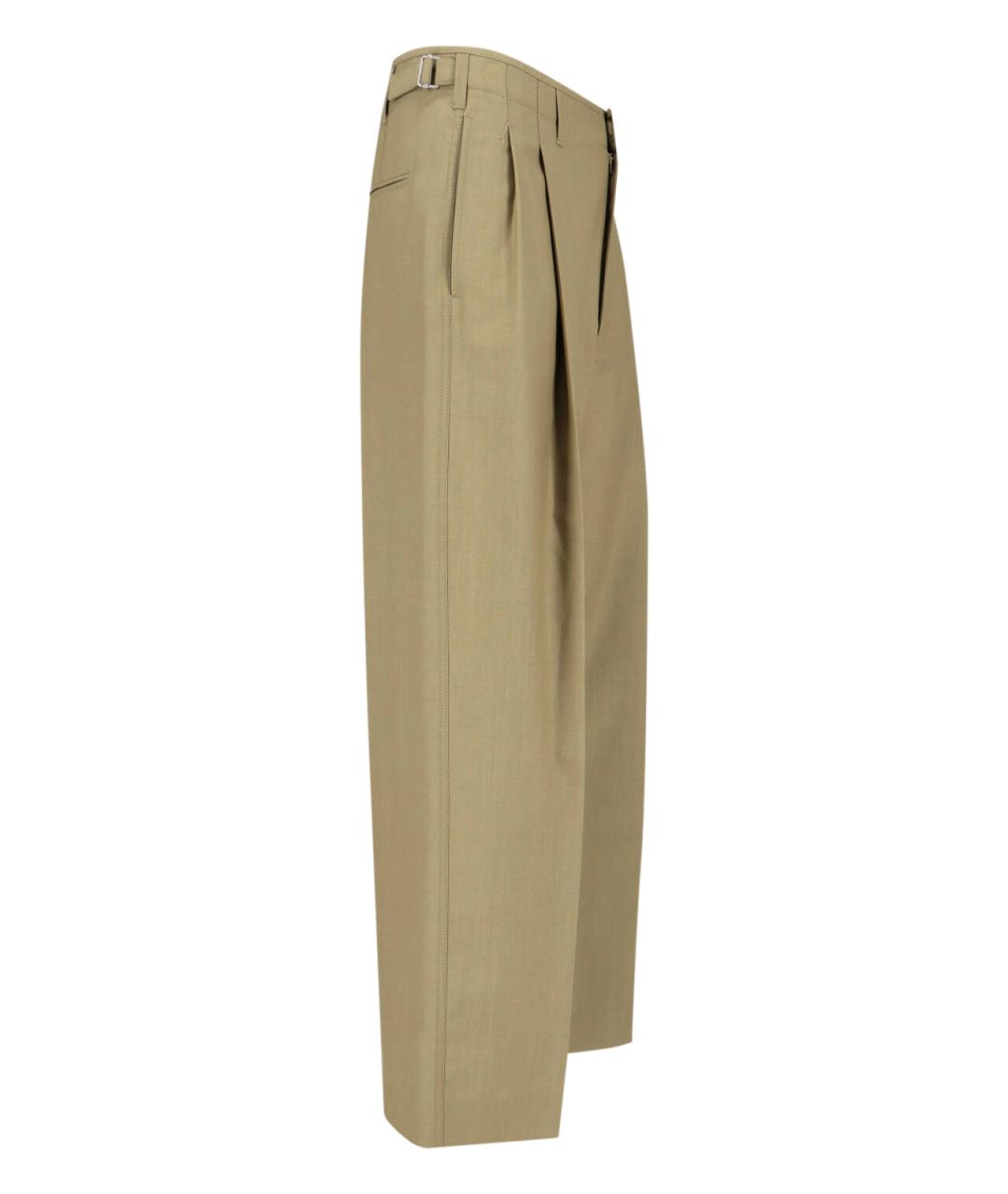 LEMAIRE Зеленые повседневные брюки, фото 3