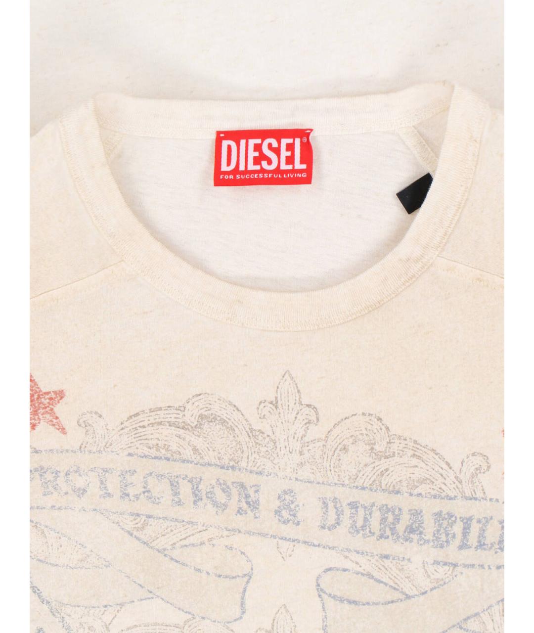 DIESEL Хлопковая футболка, фото 3