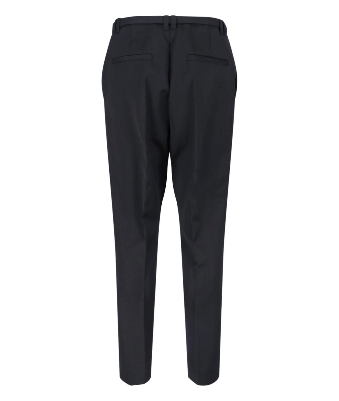 DIESEL Черные полиэстеровые повседневные брюки, фото 2