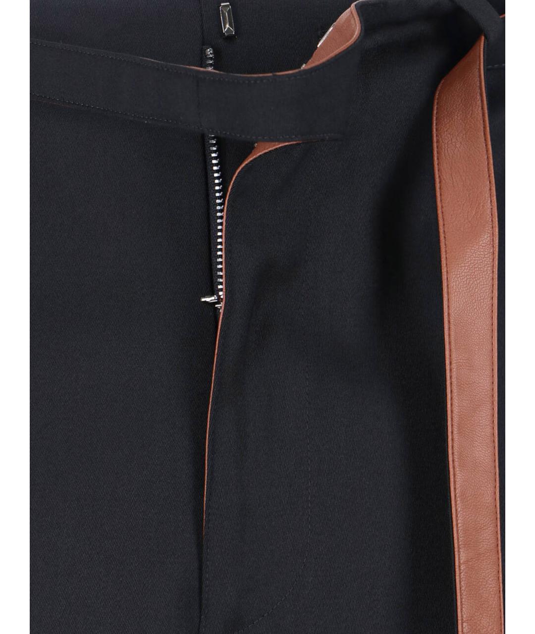 DIESEL Черные полиэстеровые повседневные брюки, фото 5