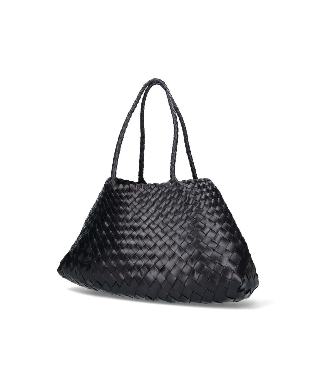 Dragon Diffusion Черная кожаная сумка тоут, фото 2