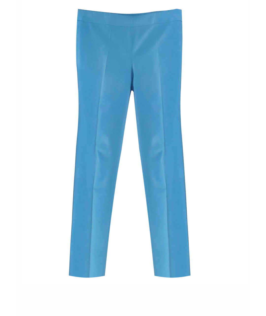 EMPORIO ARMANI Голубые шерстяные брюки узкие, фото 1