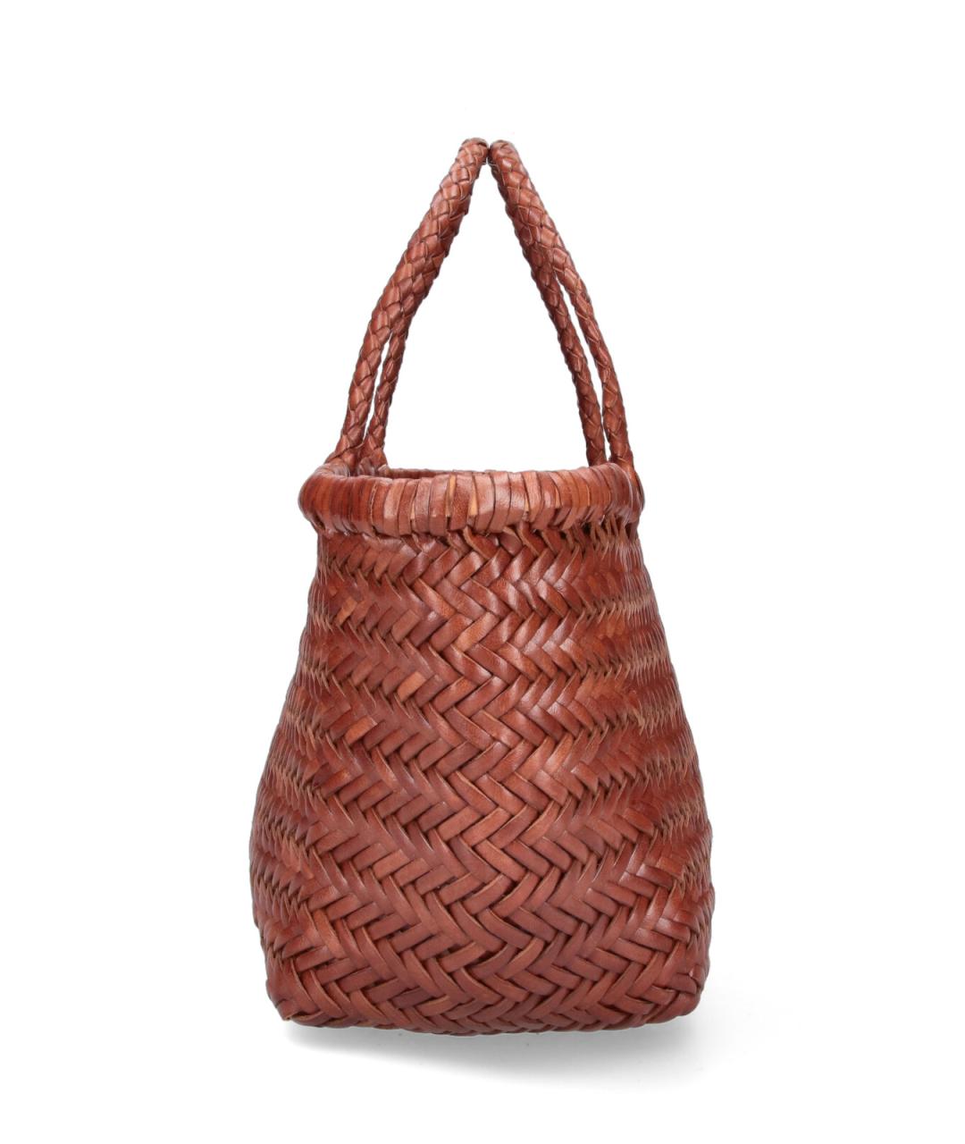 Dragon Diffusion Коричневая пелетеная сумка тоут, фото 5