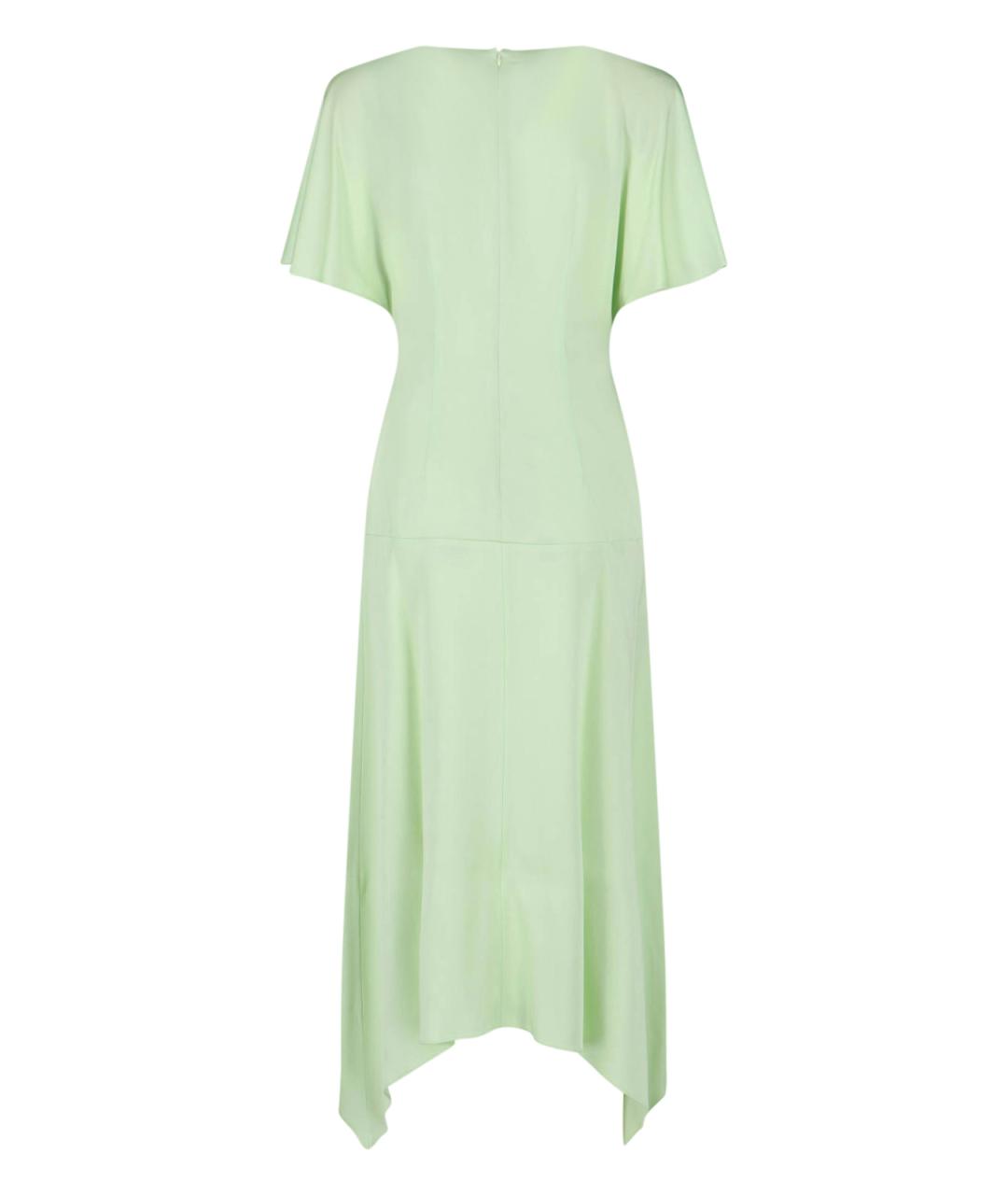 STELLA MCCARTNEY Зеленые вискозное платье, фото 2