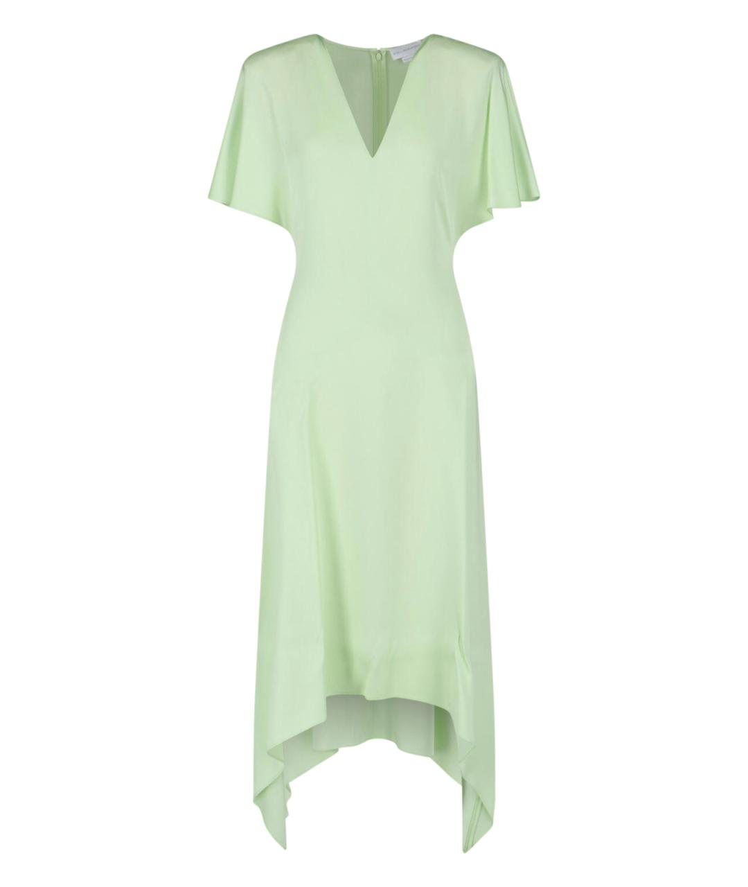 STELLA MCCARTNEY Зеленые вискозное платье, фото 1