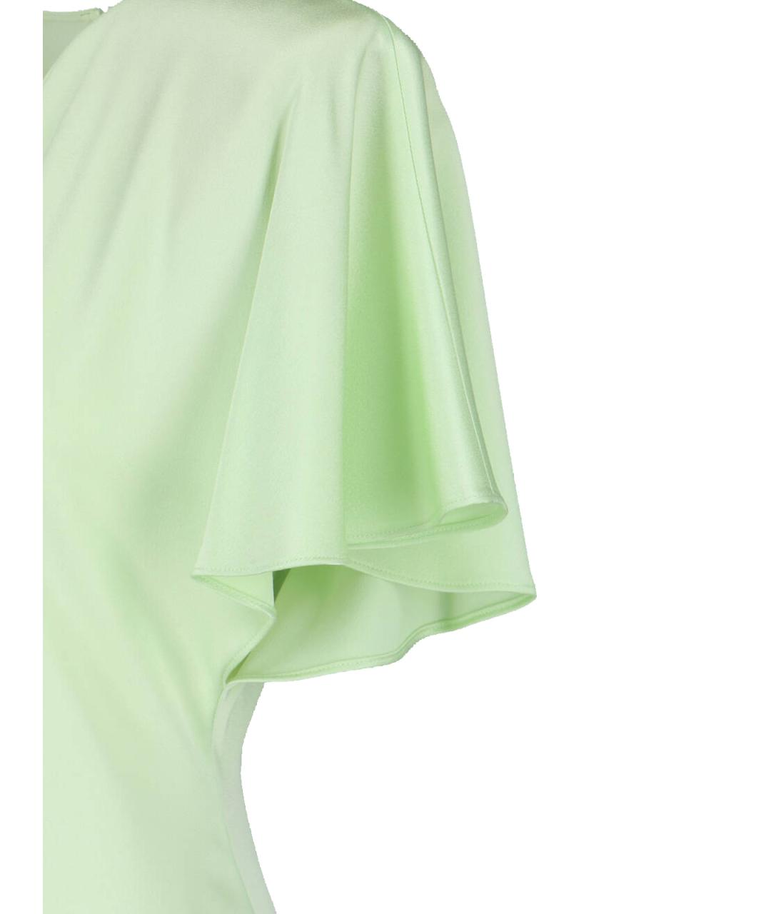 STELLA MCCARTNEY Зеленые вискозное платье, фото 3