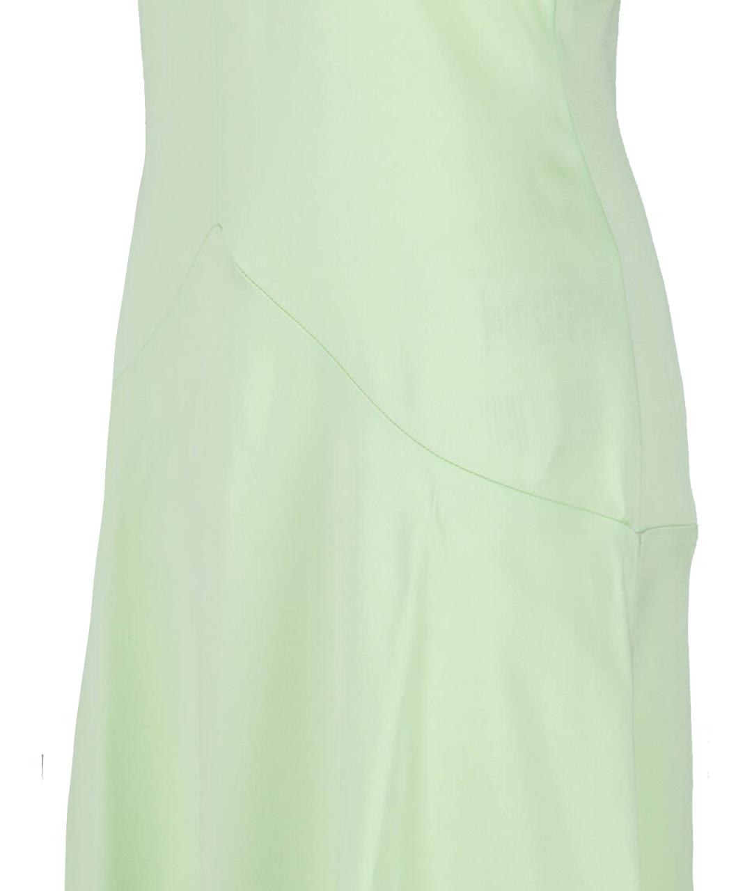 STELLA MCCARTNEY Зеленые вискозное платье, фото 4