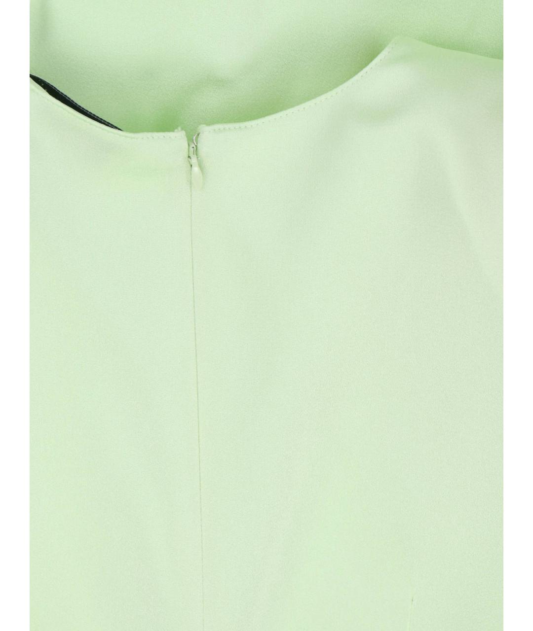 STELLA MCCARTNEY Зеленые вискозное платье, фото 5