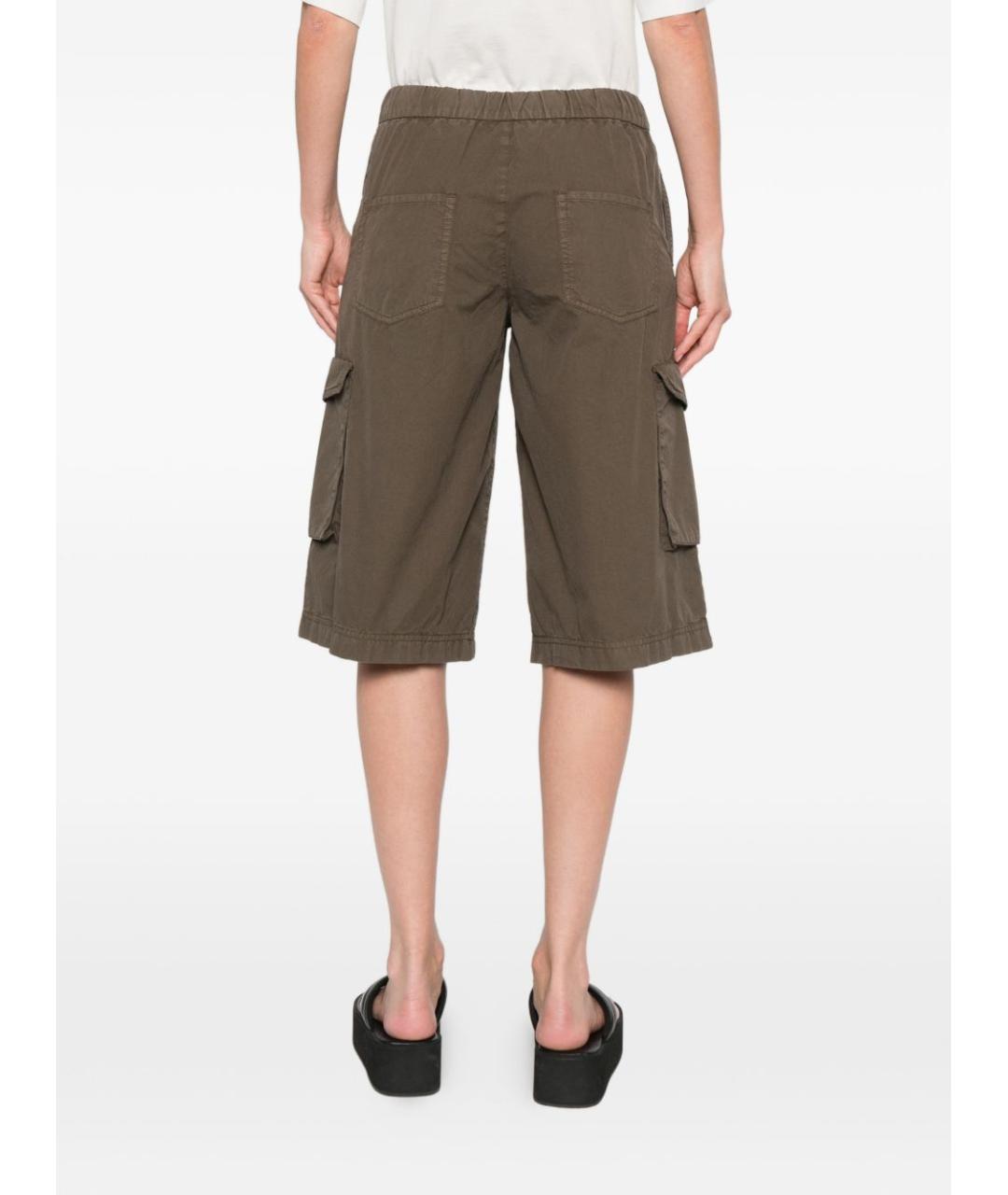 HERNO Хаки хлопковые шорты, фото 5