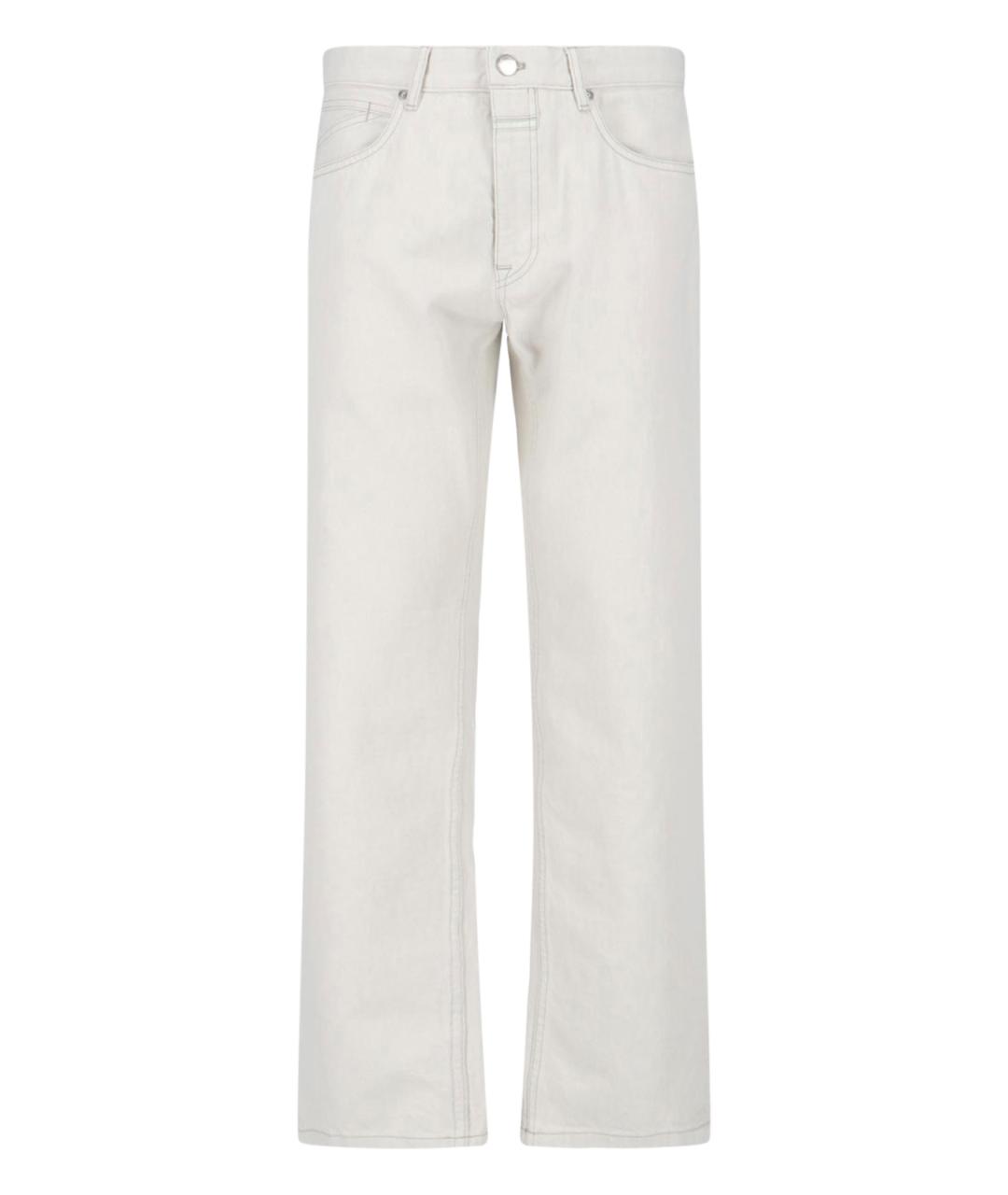 CLOSED Серые хлопковые прямые джинсы, фото 1