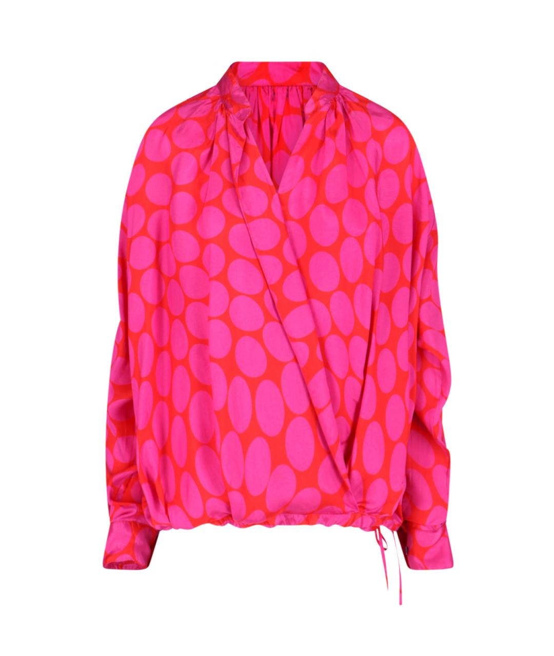 DRIES VAN NOTEN Розовая вискозная блузы, фото 1