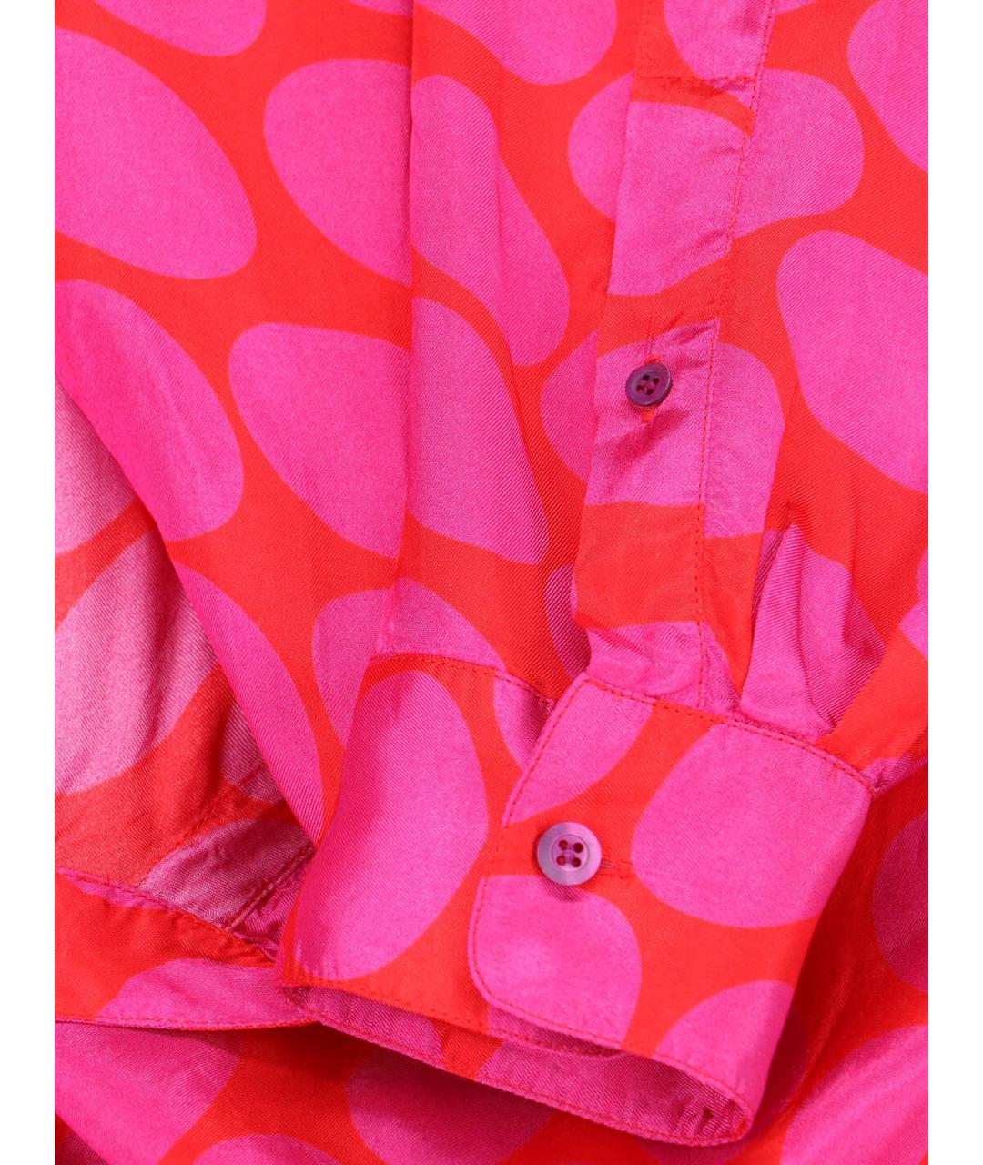 DRIES VAN NOTEN Розовая вискозная блузы, фото 5