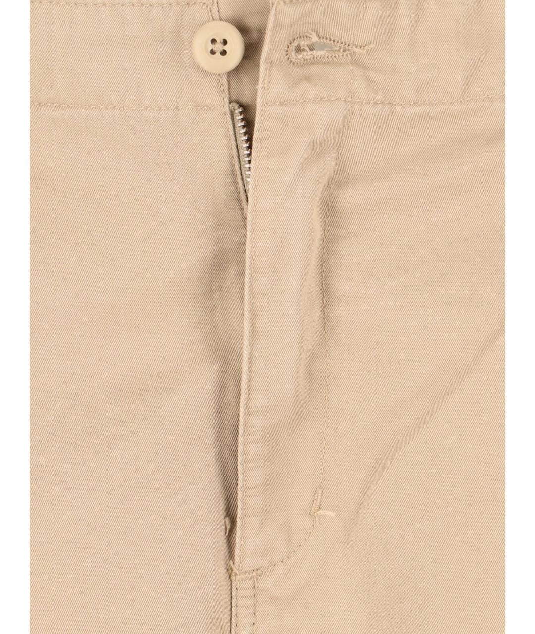 CARHARTT WIP Бежевые хлопковые повседневные брюки, фото 5