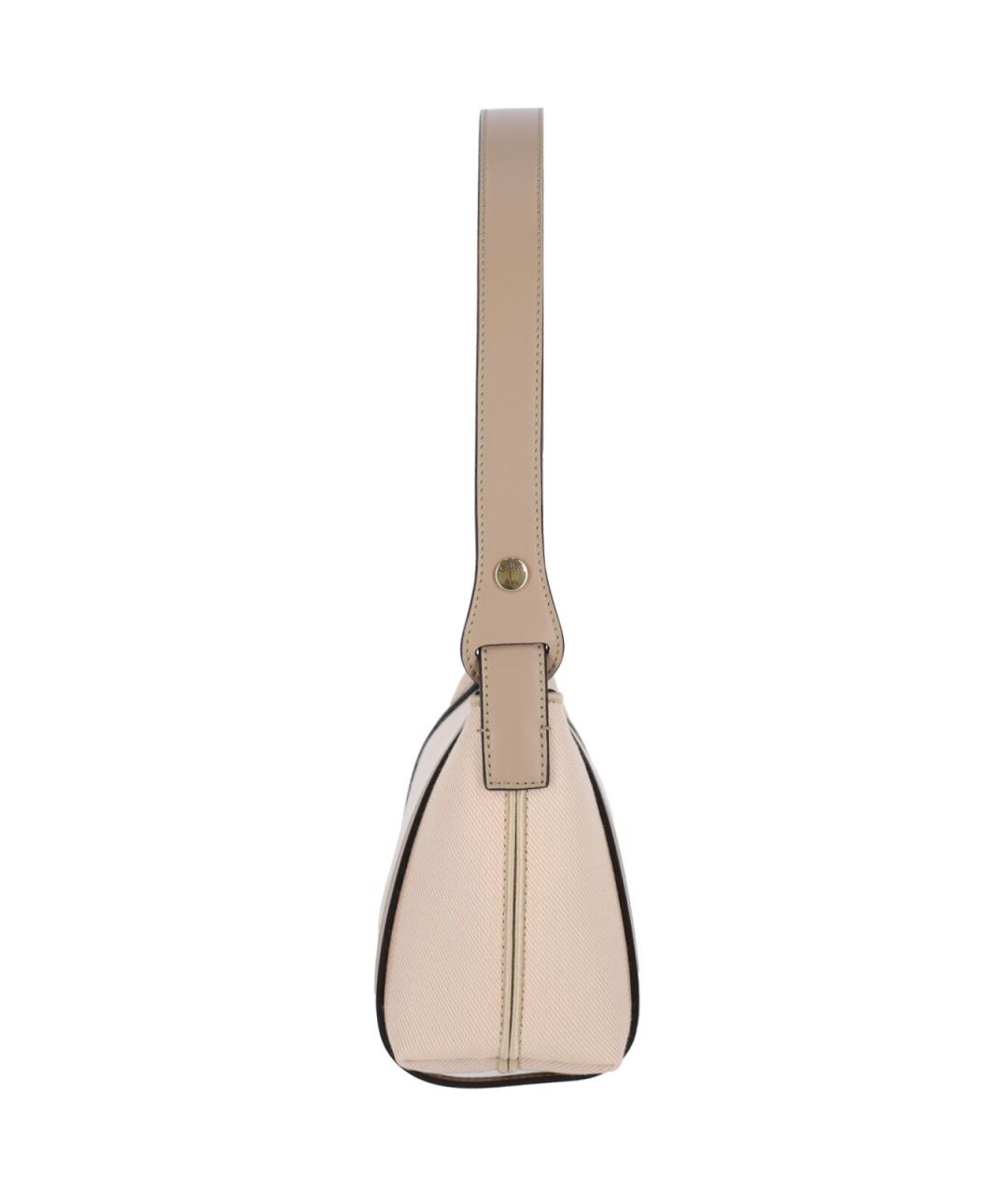 CHLOE Бежевая хлопковая сумка через плечо, фото 5
