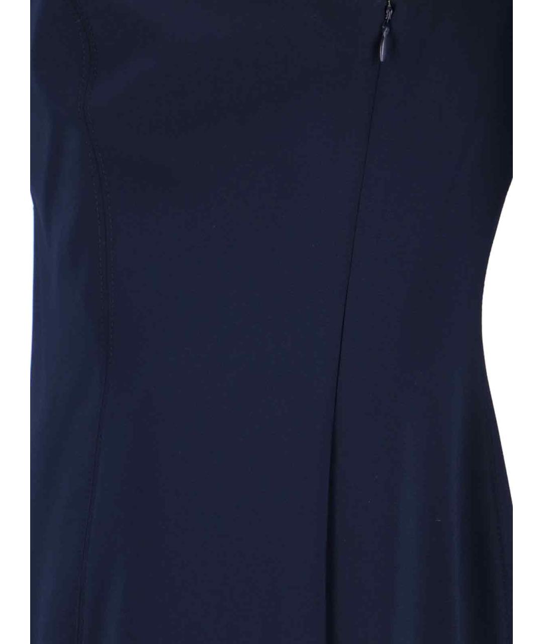 RALPH LAUREN Синее полиэстеровое вечернее платье, фото 3