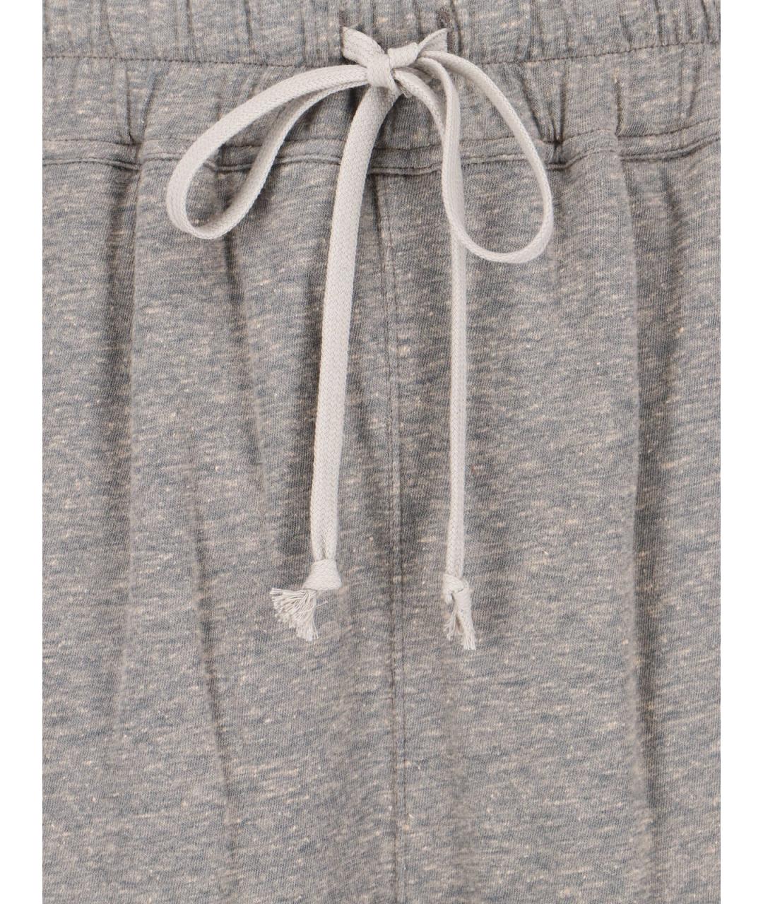 RICK OWENS Серые хлопковые шорты, фото 5
