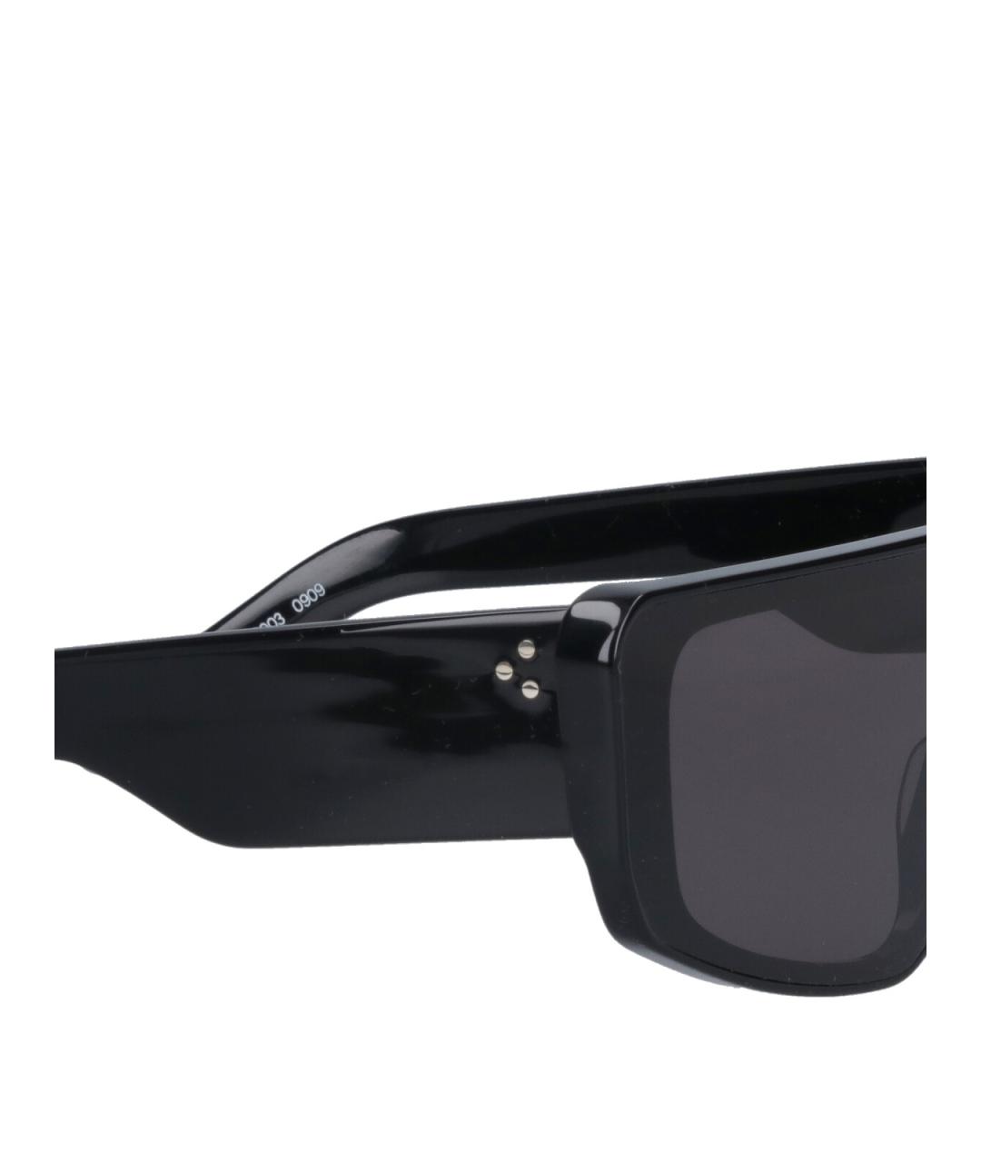 RICK OWENS Черные солнцезащитные очки, фото 3