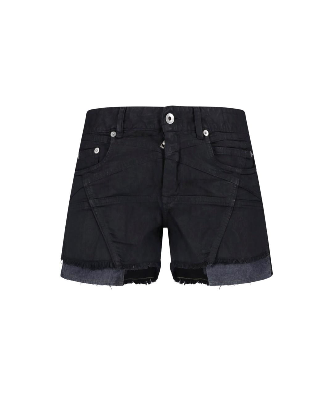 RICK OWENS DRKSHDW Черные хлопковые шорты, фото 1