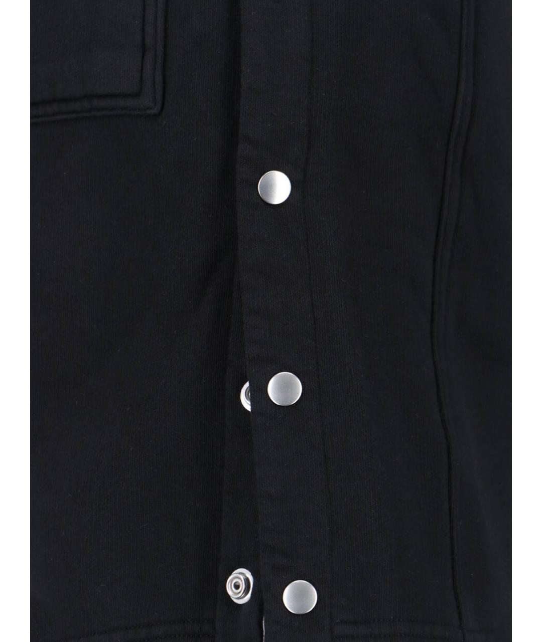 RICK OWENS DRKSHDW Черные хлопковые шорты, фото 4