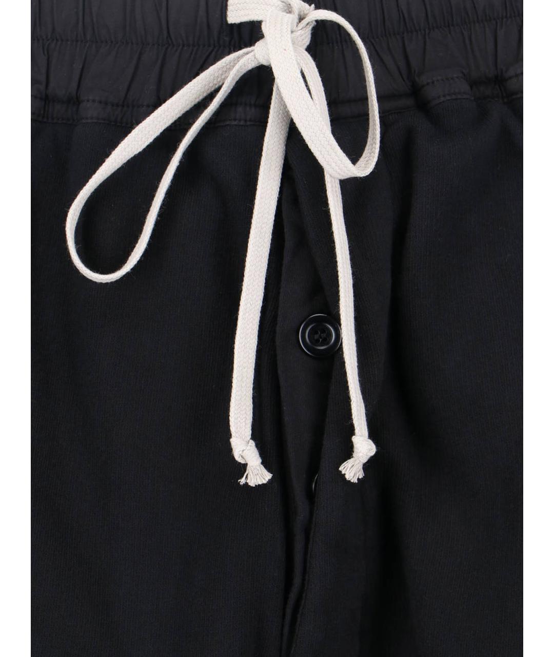 RICK OWENS DRKSHDW Черные хлопковые шорты, фото 5