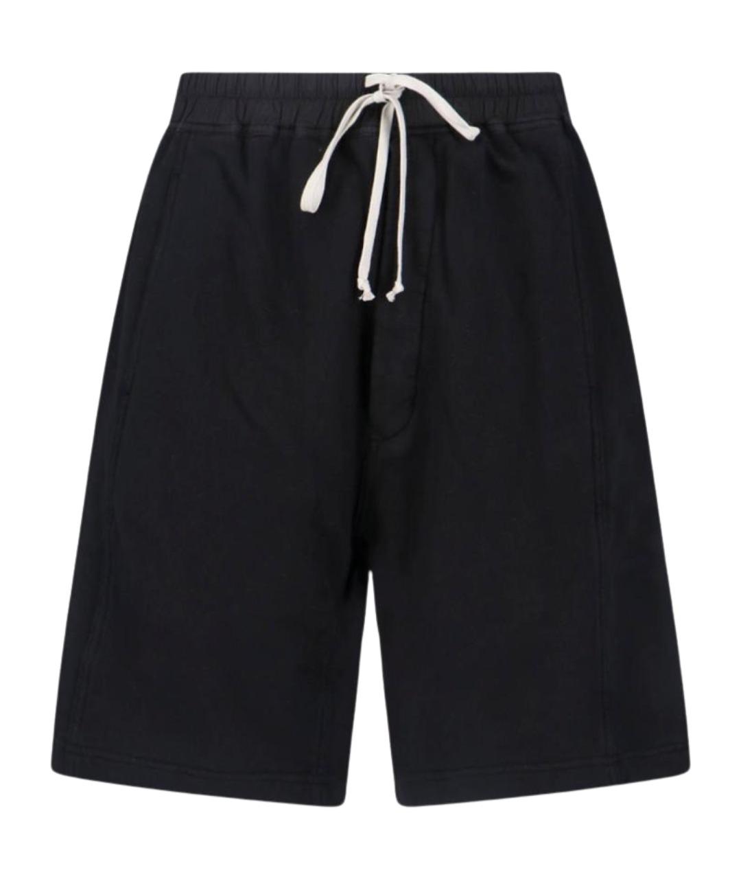 RICK OWENS DRKSHDW Черные хлопковые шорты, фото 1