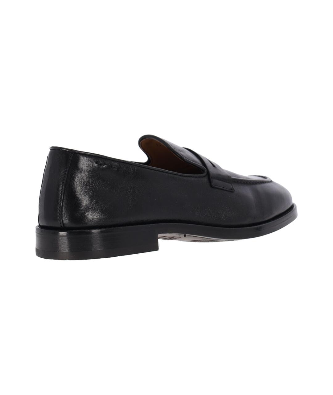 Alexander Hotto Черные кожаные лоферы, фото 4