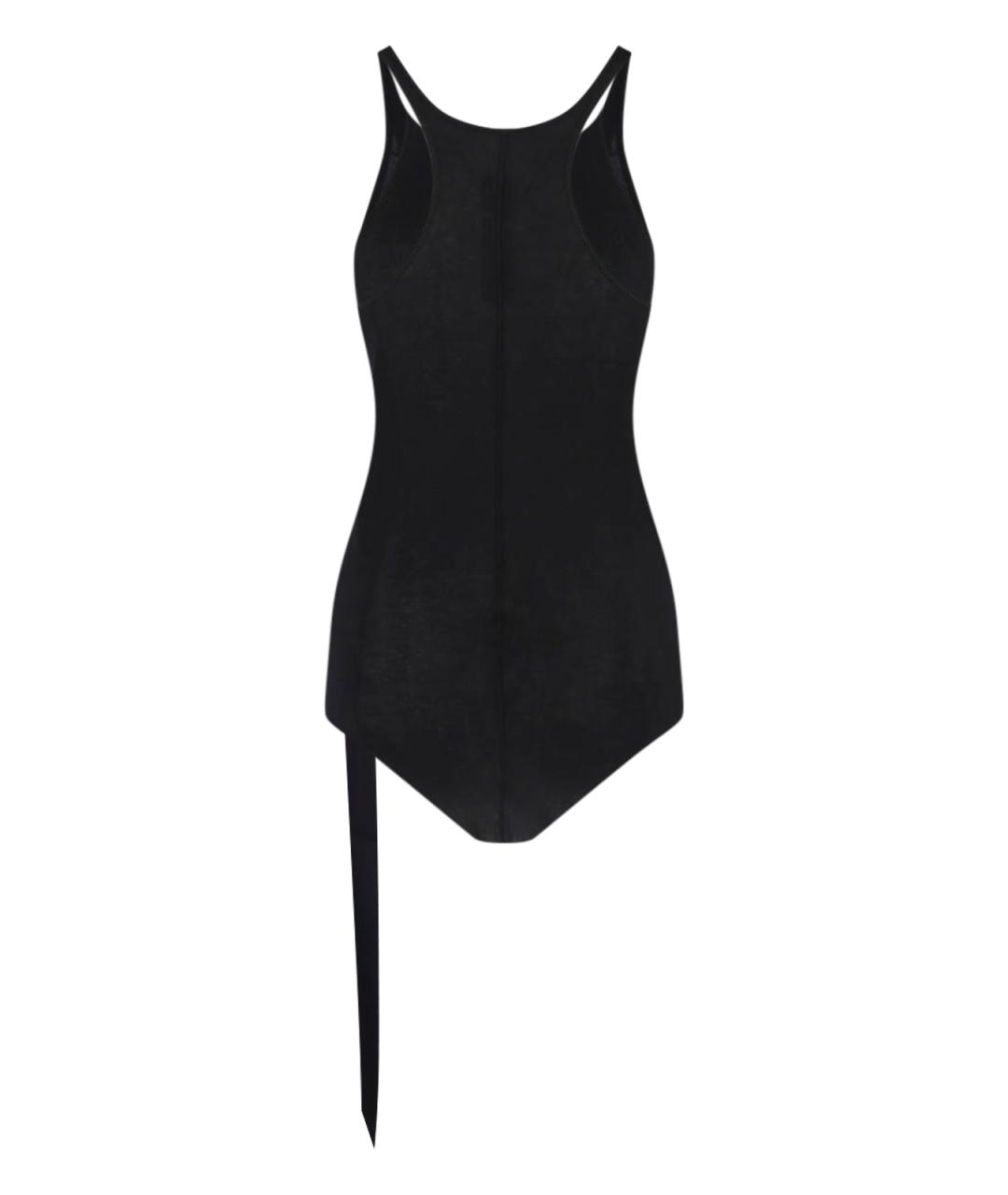 RICK OWENS DRKSHDW Черная хлопковая майка, фото 2