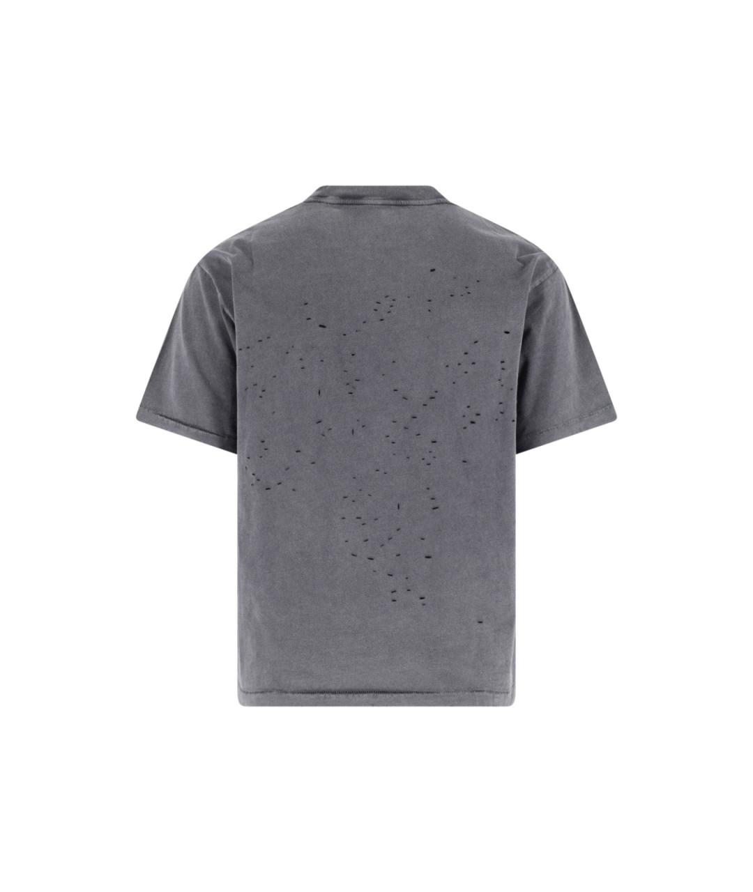 SATISFY Серая хлопковая футболка, фото 2