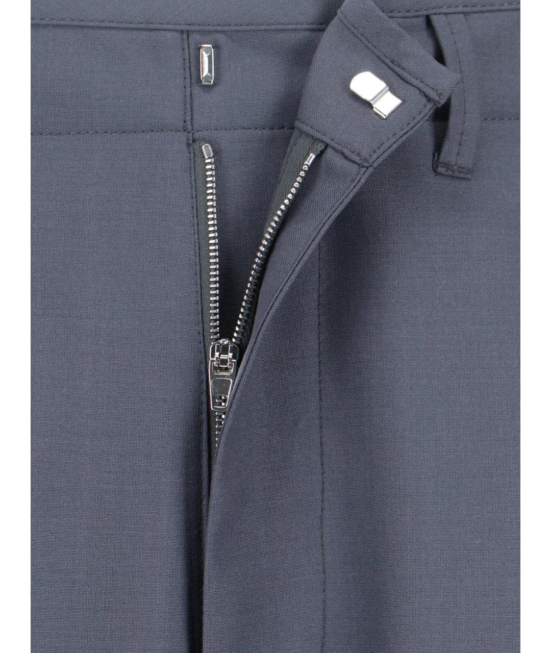 LEMAIRE Серые полиэстеровые повседневные брюки, фото 4