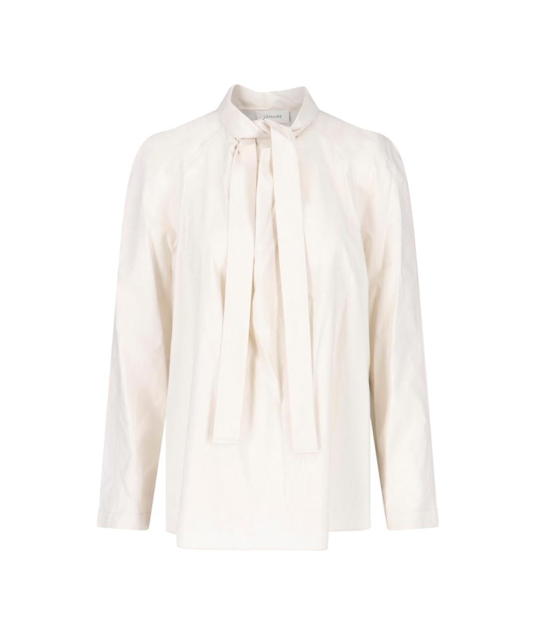 LEMAIRE Белая хлопковая рубашка, фото 1