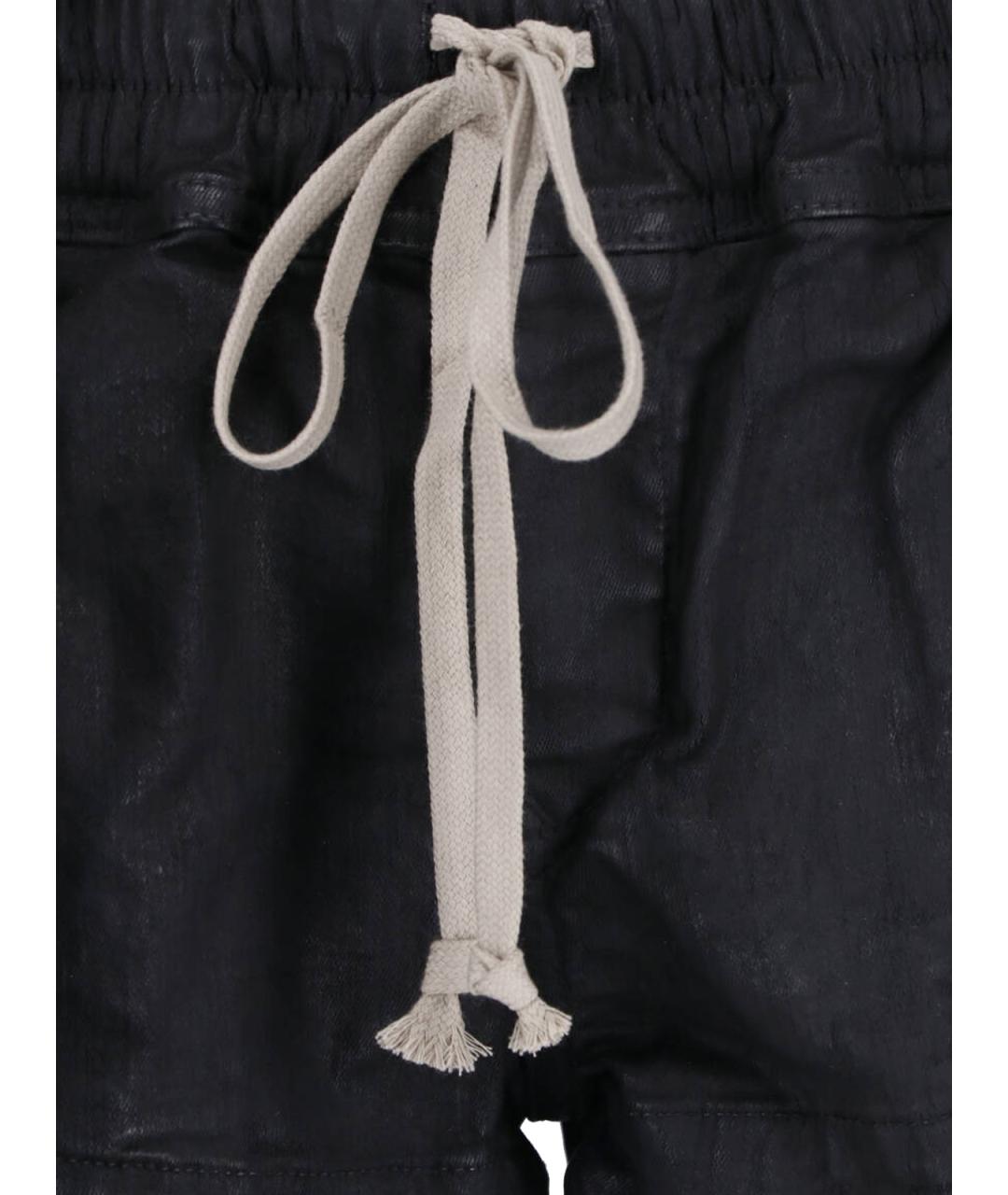 RICK OWENS DRKSHDW Черные хлопковые шорты, фото 5