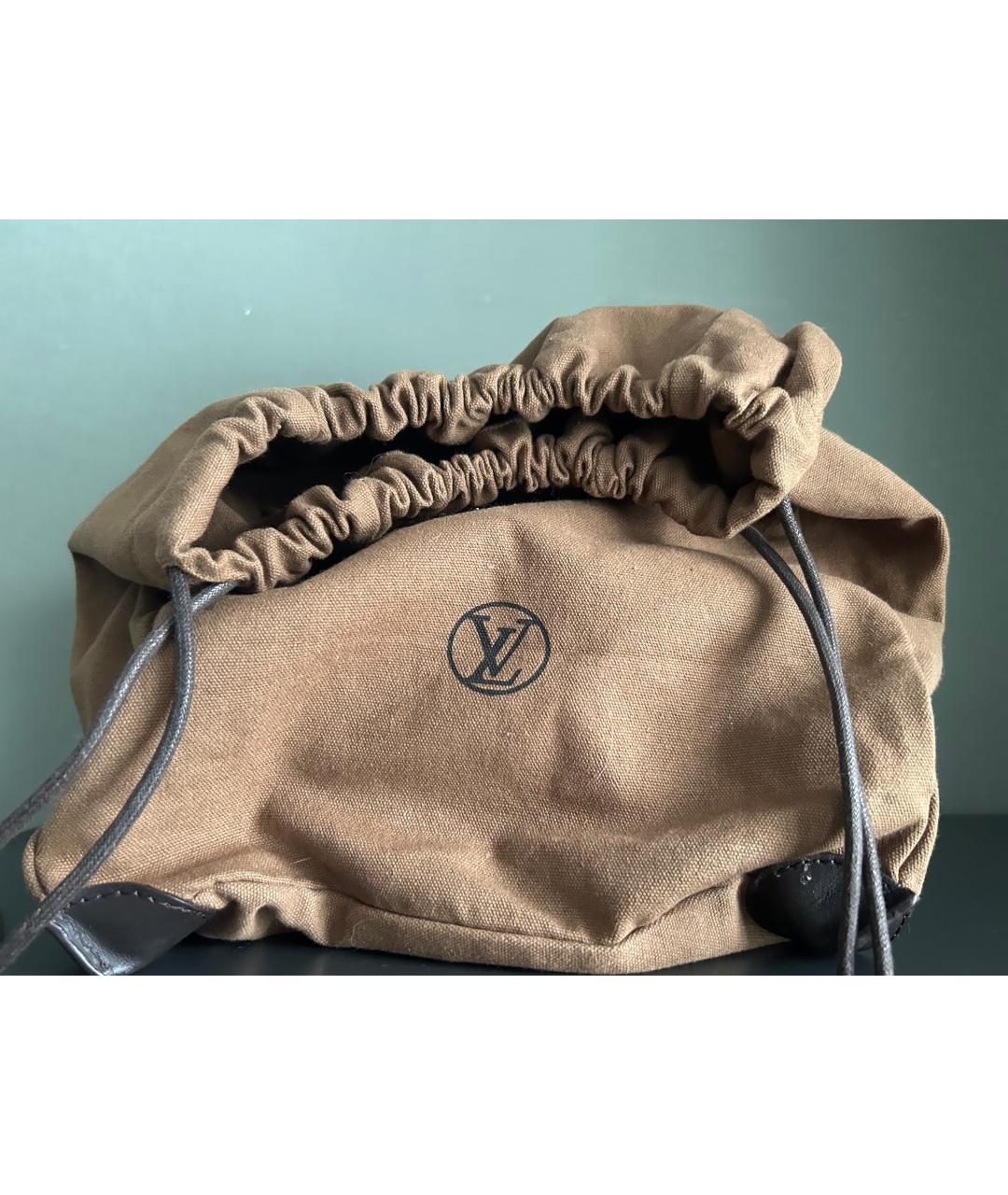 LOUIS VUITTON Коричневая сумка через плечо, фото 7