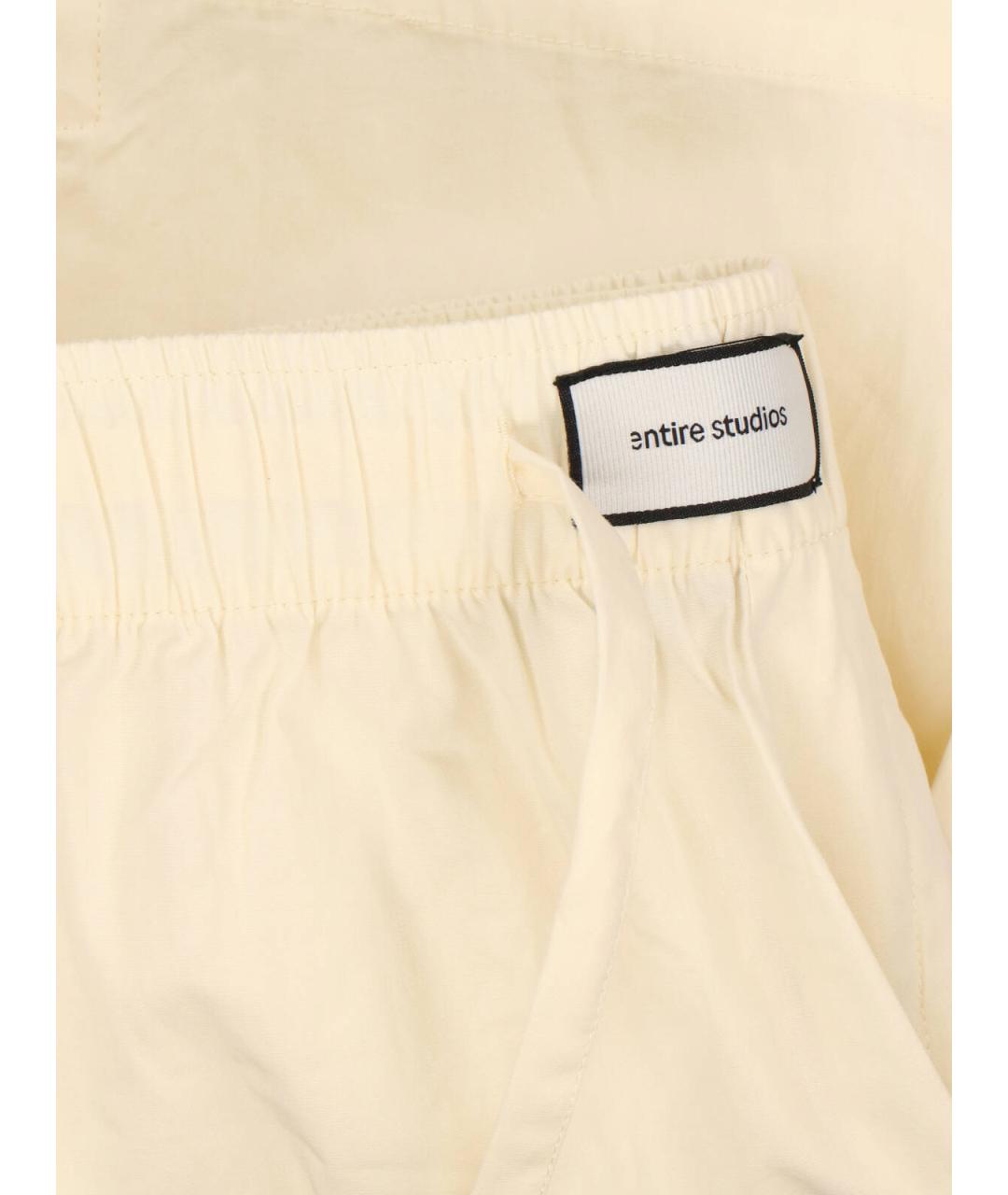 entire studios Белые хлопковые шорты, фото 5
