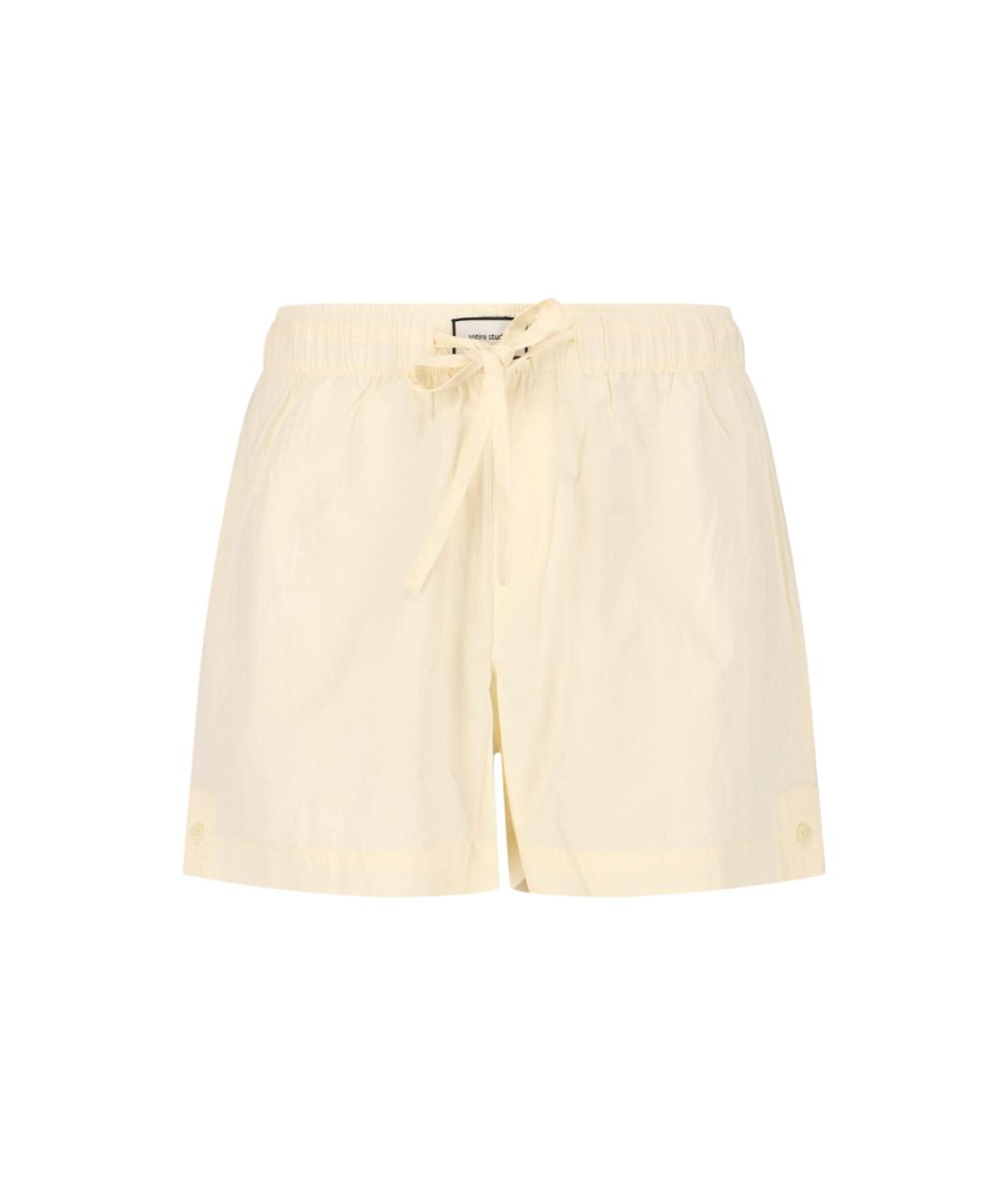 entire studios Белые хлопковые шорты, фото 1