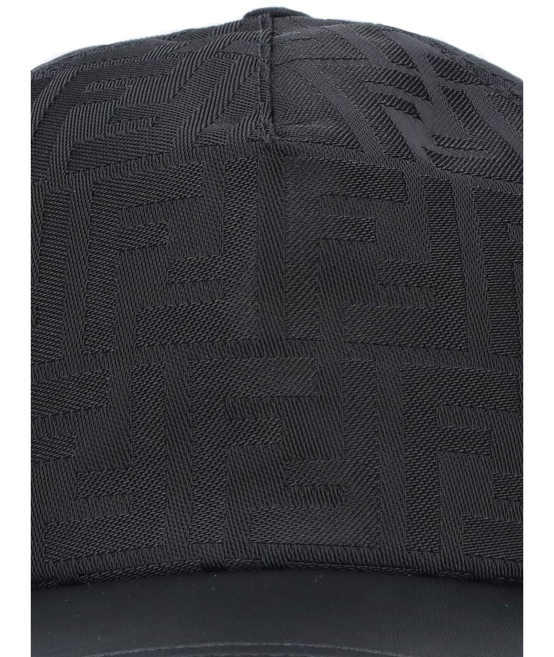 FENDI Черная хлопковая кепка/бейсболка, фото 3