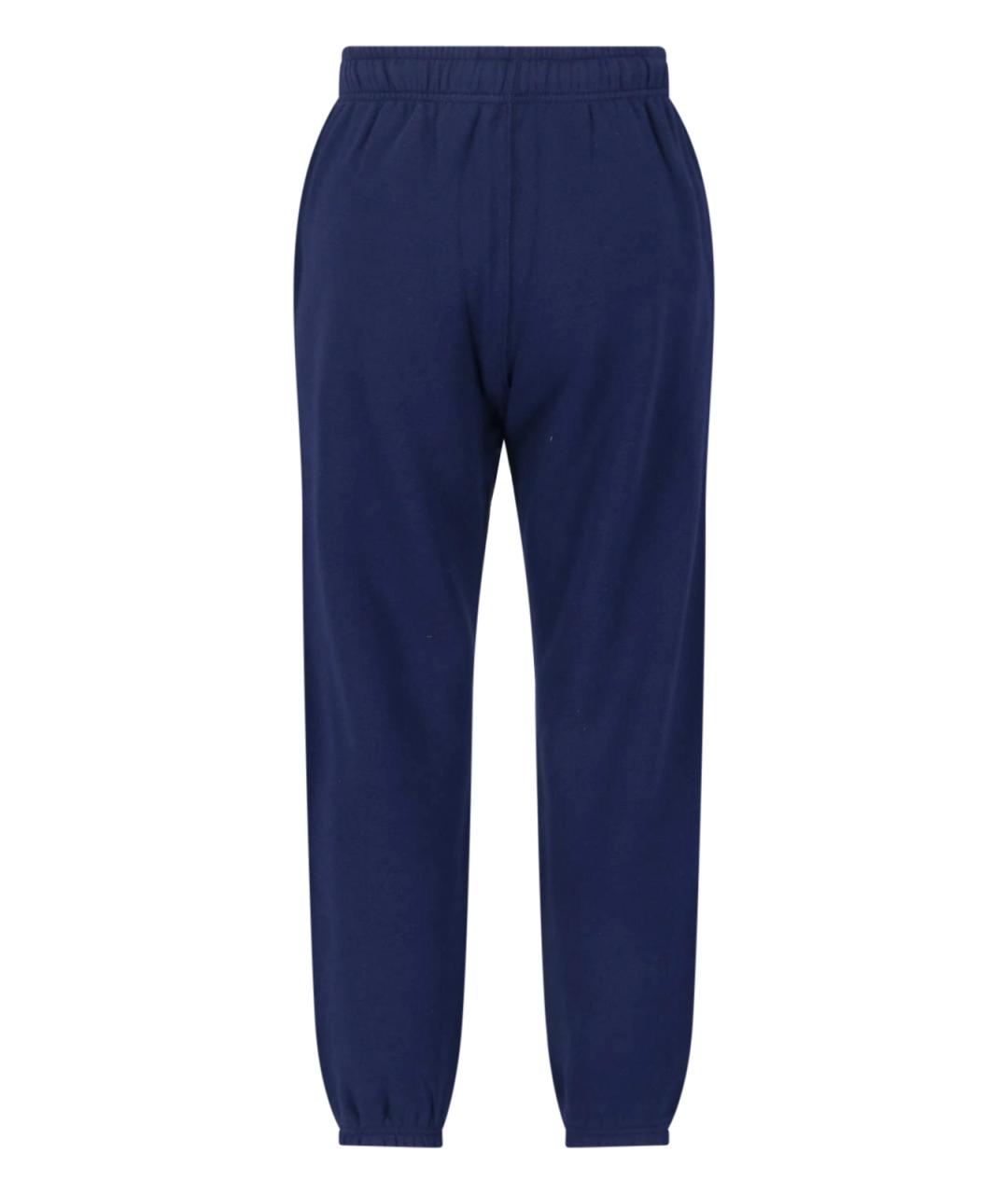 POLO RALPH LAUREN Синие хлопковые прямые брюки, фото 2