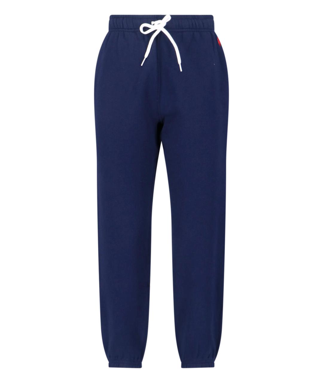 POLO RALPH LAUREN Синие хлопковые прямые брюки, фото 1