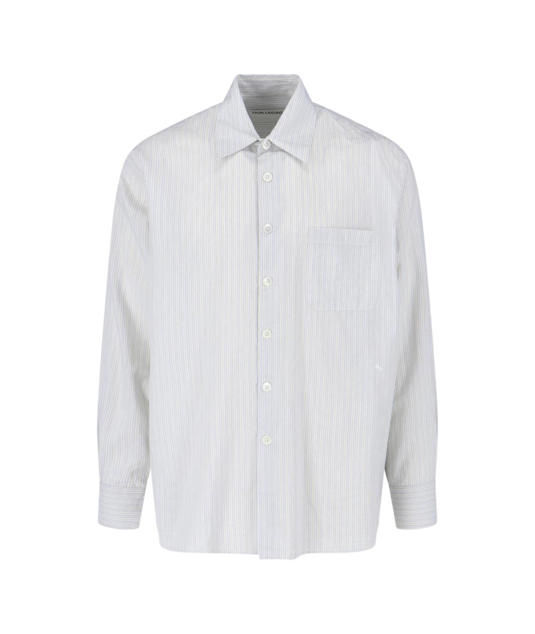 OUR LEGACY Мульти хлопковая кэжуал рубашка, фото 4