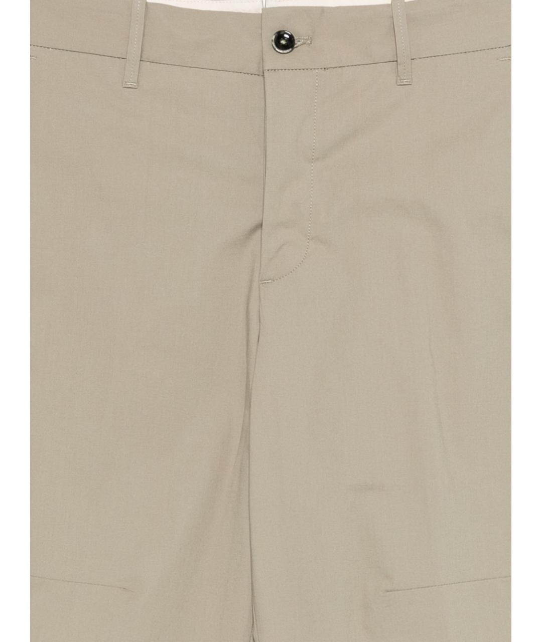 NINE IN THE MORNING Зеленые хлопковые повседневные брюки, фото 3