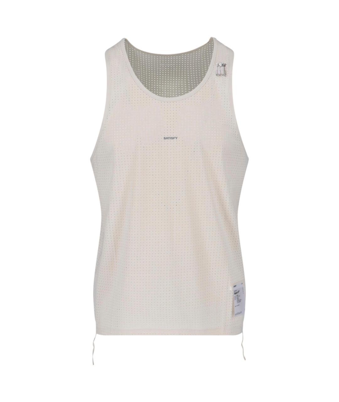 SATISFY Белая майка, фото 1
