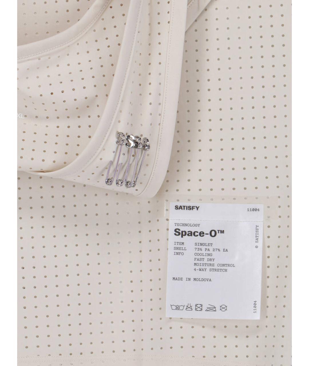 SATISFY Белая майка, фото 3