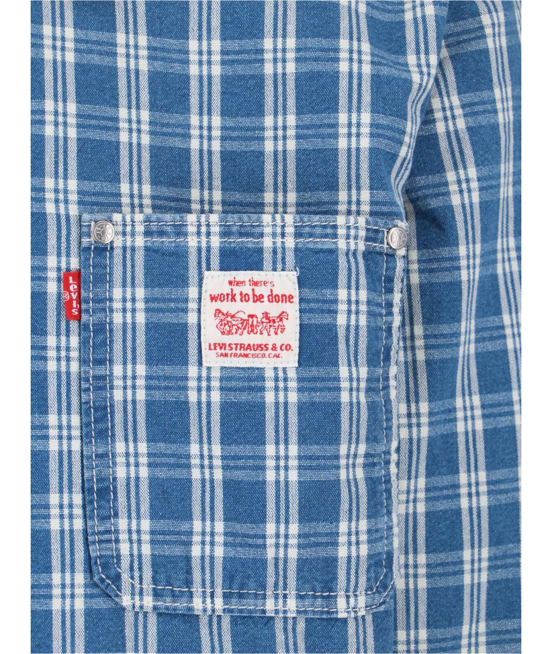 LEVI'S Синяя хлопковая куртка, фото 3