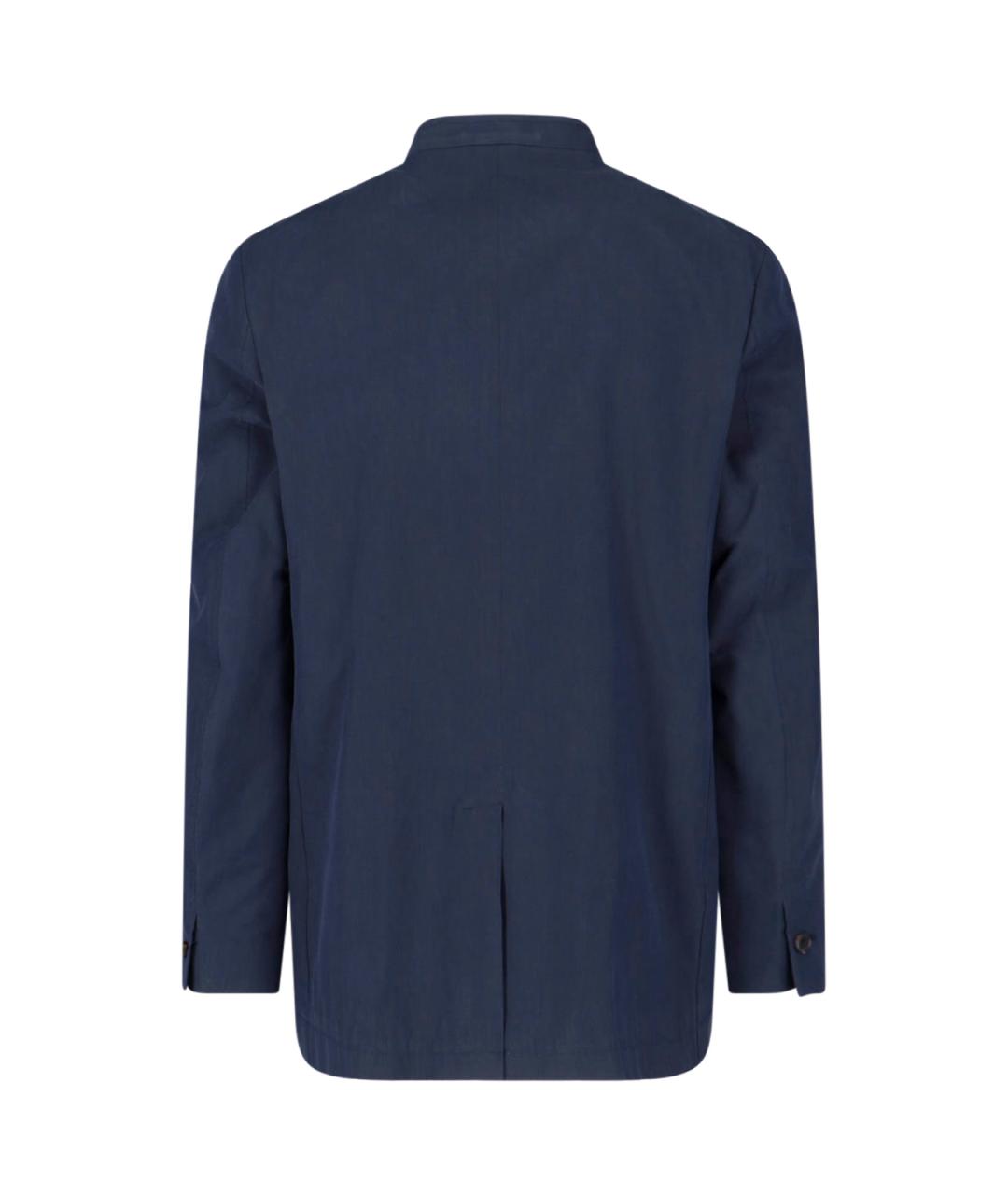 PAUL SMITH Синий хлопковый пиджак, фото 2