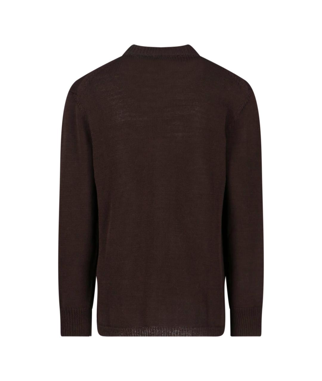 OUR LEGACY Коричневый хлопковый кардиган, фото 2