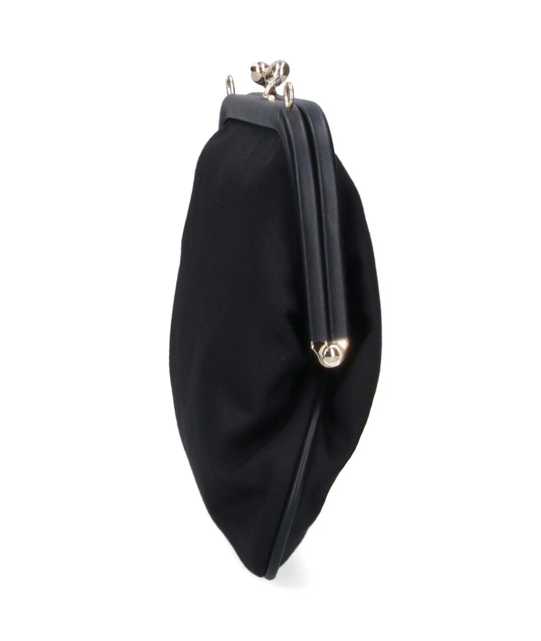 VIVIENNE WESTWOOD Черная тканевая сумка через плечо, фото 5