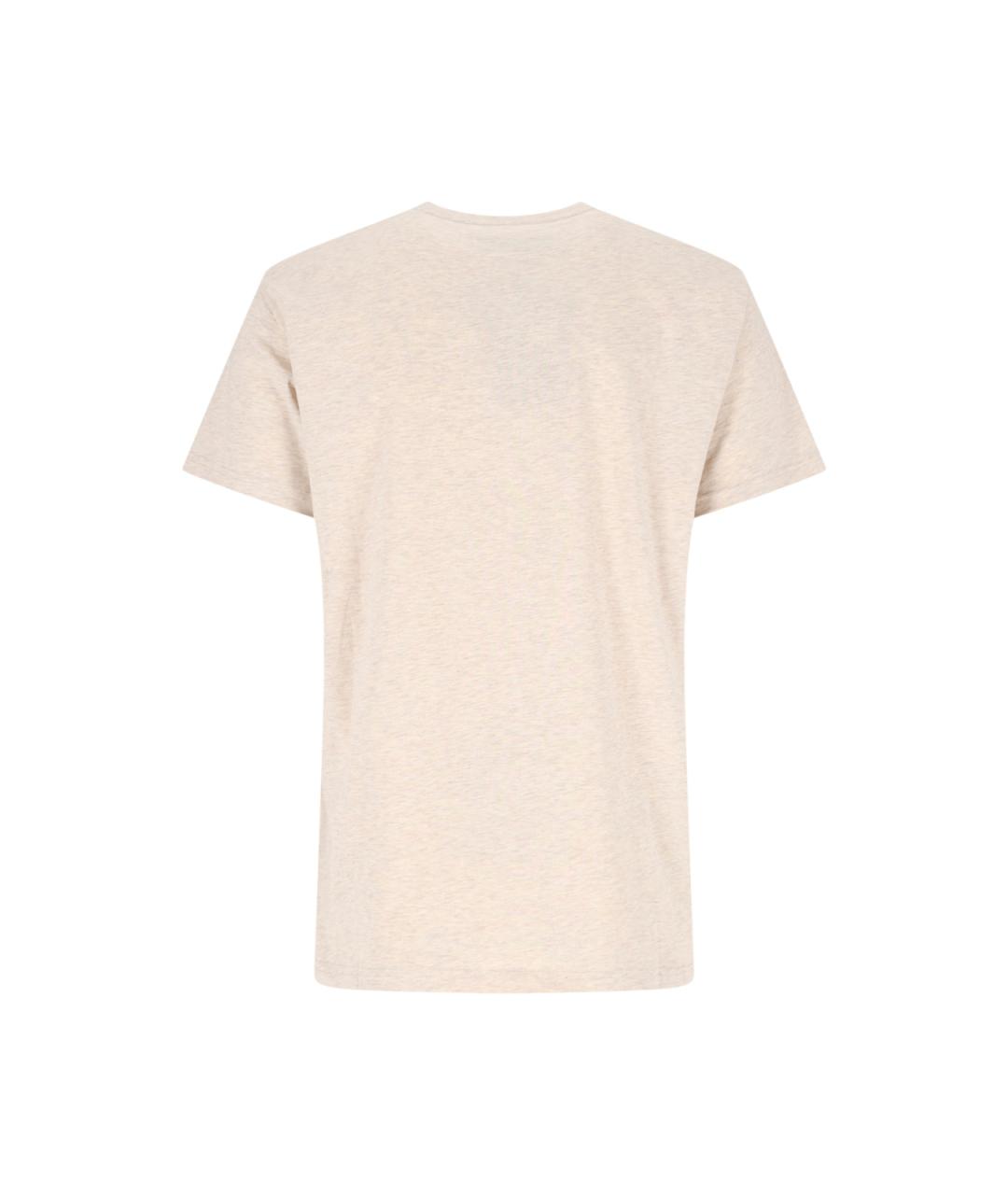 VIVIENNE WESTWOOD Бежевая хлопковая футболка, фото 2