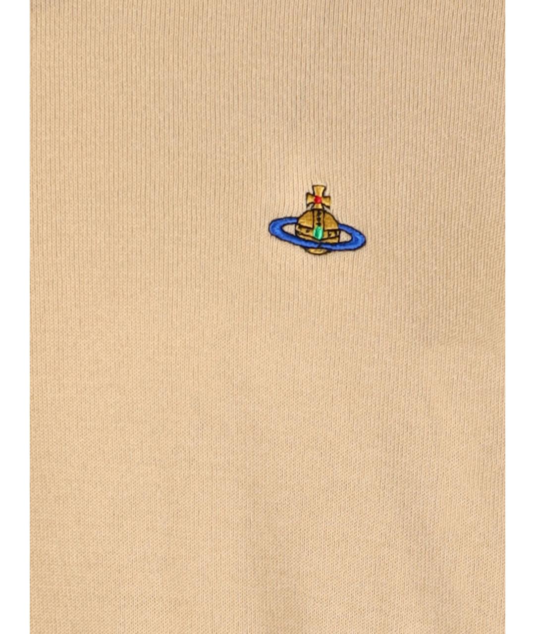 VIVIENNE WESTWOOD Бежевый хлопковый джемпер / свитер, фото 3