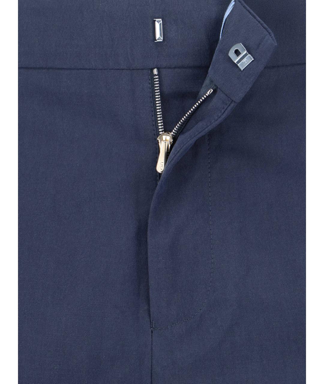 PAUL SMITH Синие хлопковые шорты, фото 5