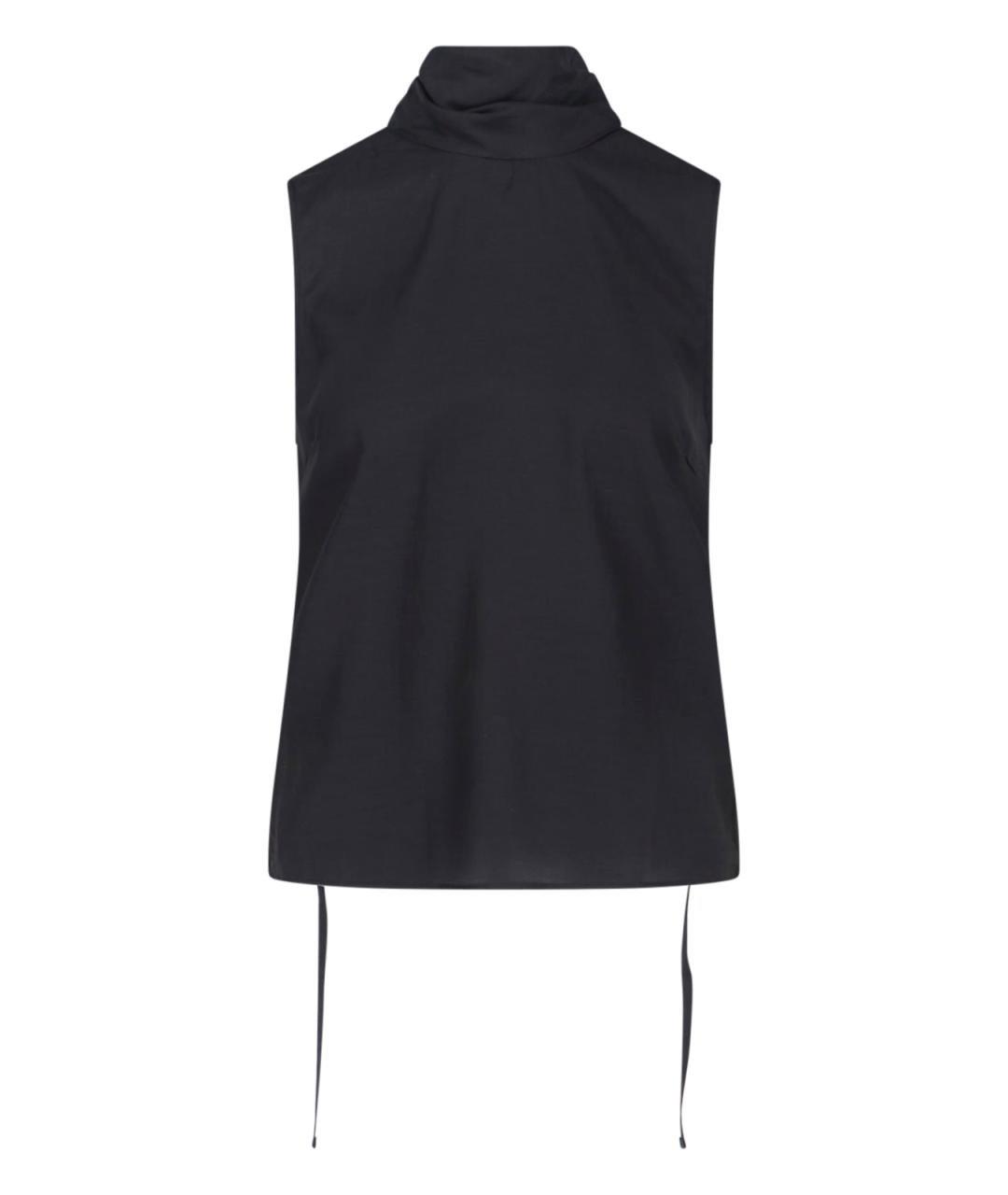 OUR LEGACY Черная вискозная майка, фото 1